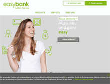 Tablet Screenshot of easybank.at